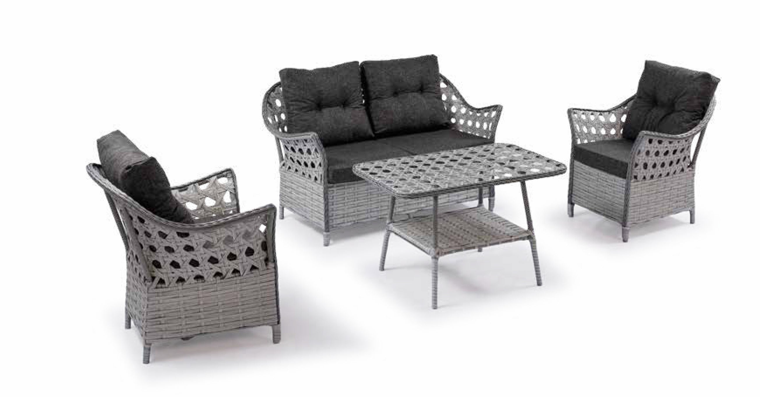 LALE MUEBLE DE TERRAZA RADDAN 2+1+1+MESA