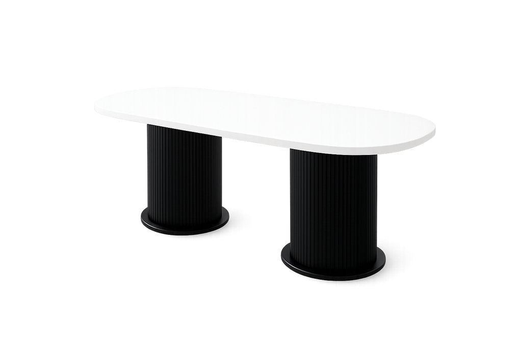 Mesa Comedor Aytasi para 6 personas 160x80cm / Blanco (M1)