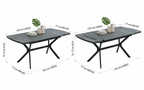 Mesa Comedor Venus, Mesa Extendible, 77cmx130cm+46cm(M8)