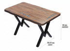 Mesa Comedor Kutuk para 6 personas140x80cm(M2)
