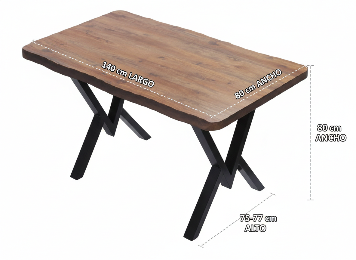 Mesa Comedor Kutuk para 6 personas140x80cm(M2)