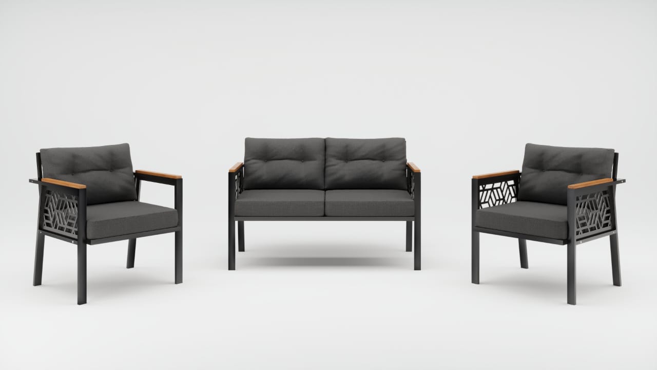 MELISA MUEBLE DE TERRAZA 2+1+1