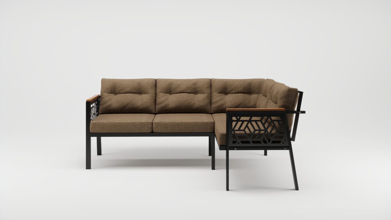 MELISA MUEBLE DE TERRAZA TIPO L 2+2