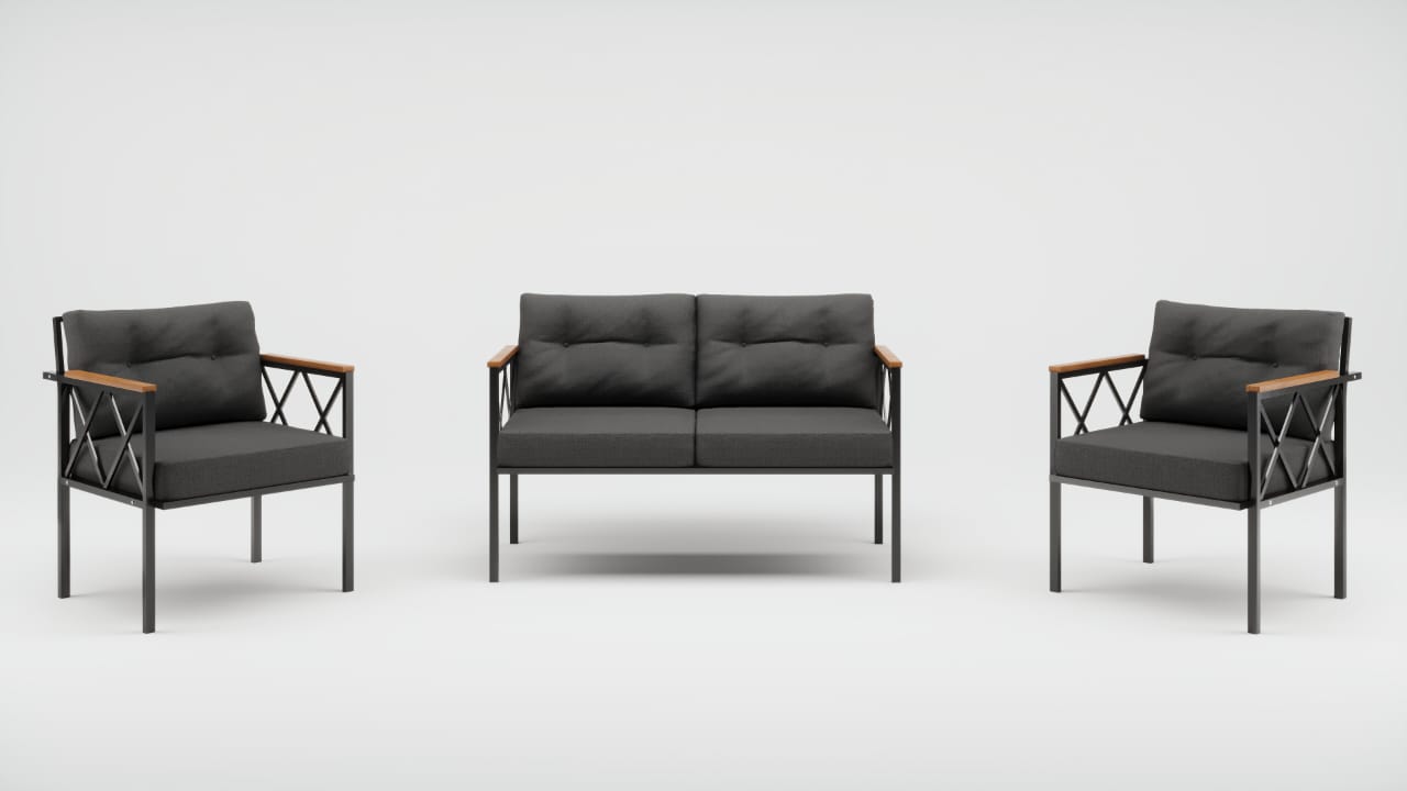 SAFIR MUEBLE DE TERRAZA 2+1+1