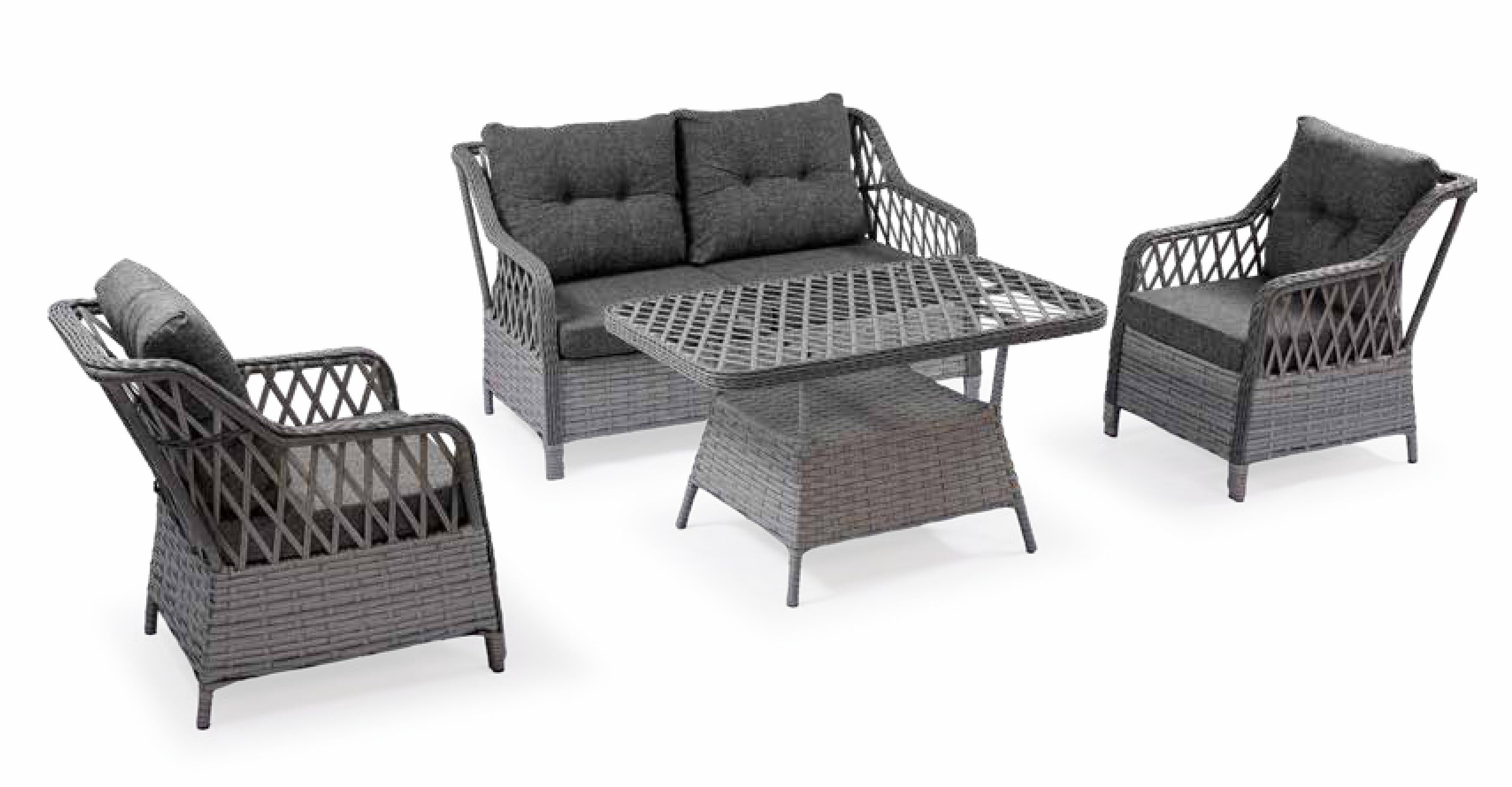 MENEKSE MUEBLE DE TERRAZA 2+1+1+MESA