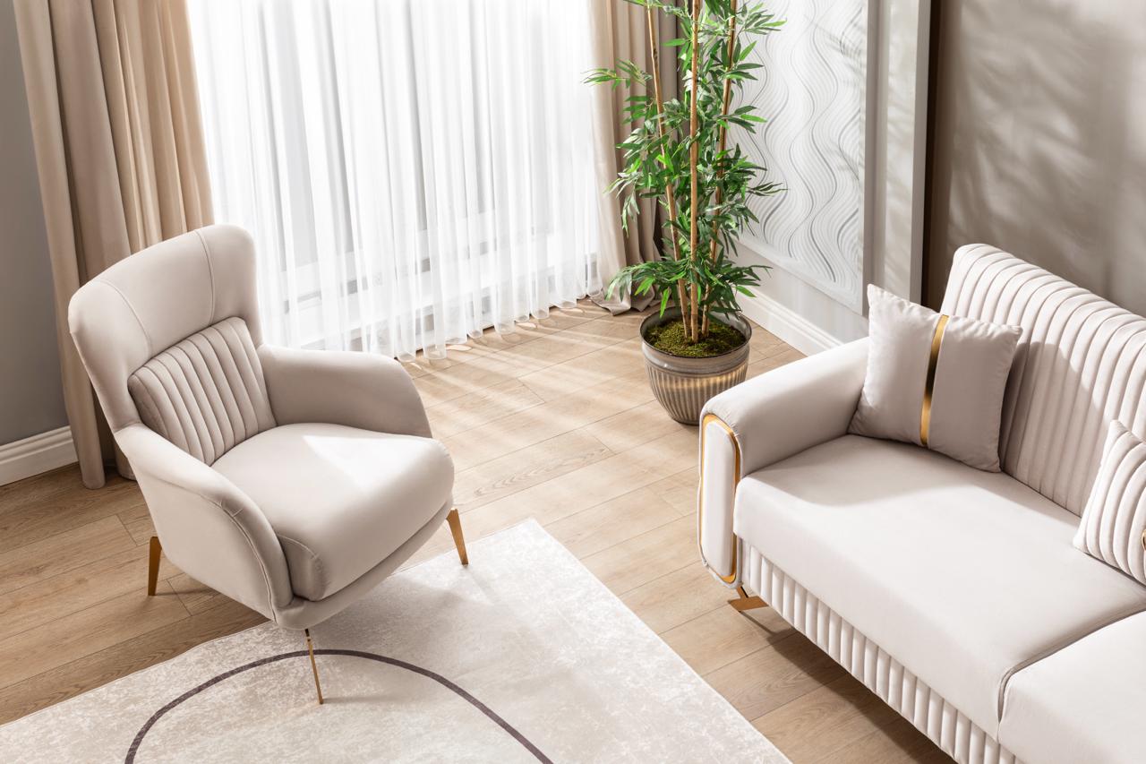 ESCALADE Mueble Para Living Beige (SOFA CAMA)