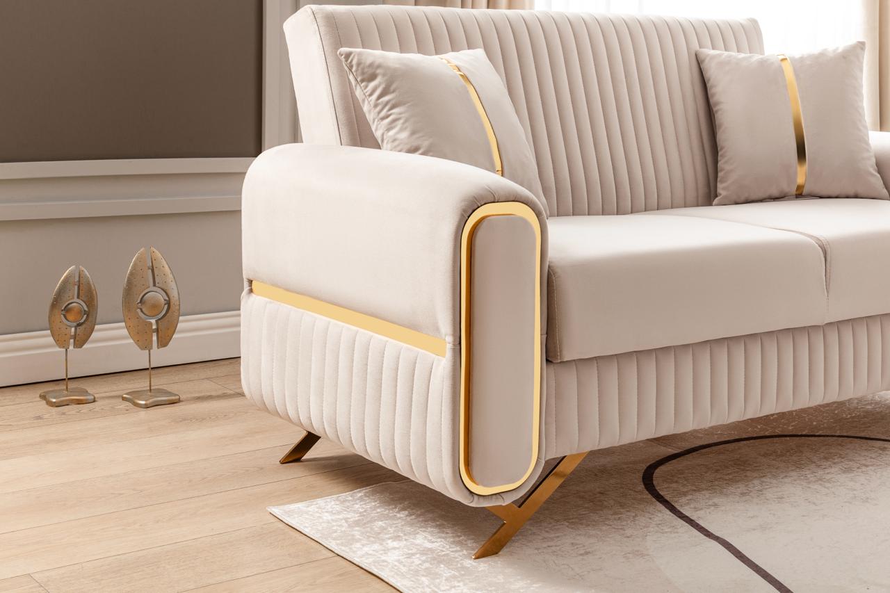 ESCALADE Mueble Para Living Beige (SOFA CAMA)