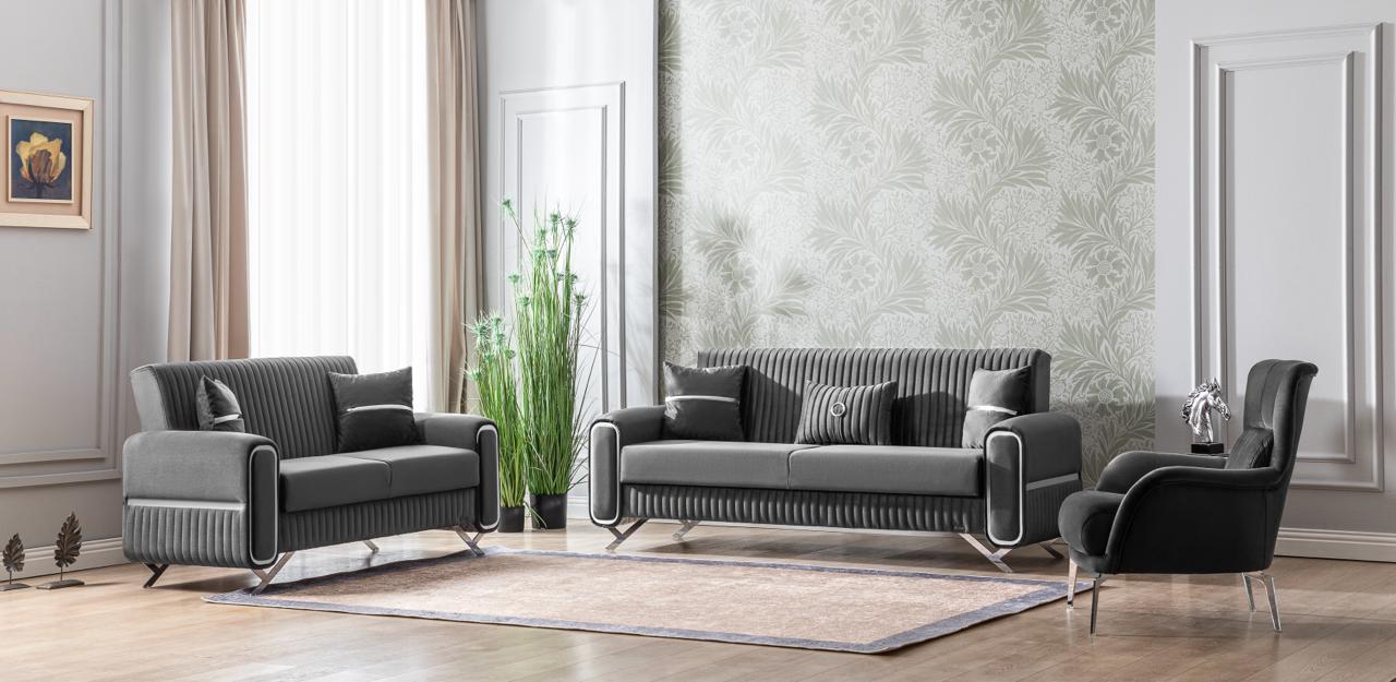 ESCALADE Mueble Para Living Gris (SOFA CAMA)