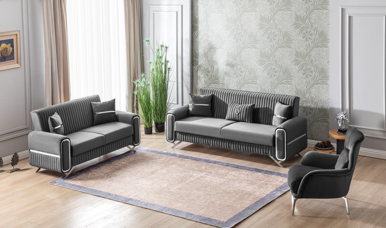 ESCALADE Mueble Para Living Gris (SOFA CAMA)