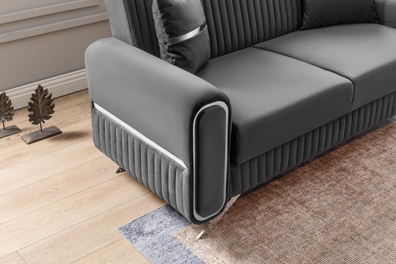 ESCALADE Mueble Para Living Gris (SOFA CAMA)