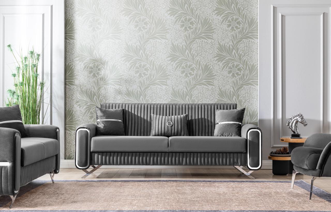 ESCALADE Mueble Para Living Gris (SOFA CAMA)